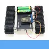 Electric/RC Car Wireless WiFi Controlled Smart RC Tank Chassis TP101 Metal Robotic + Nodemcu Controller Kit 12V DC Motor Toy DIY för Arduino 201208 240314