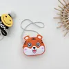 Cartoon Cute Children Bags PU Shoulder Bag Girls Boys Korean Leisure Messenger Bag Small Animal Tiger Wallet