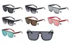 Sommer Mann Sonnenschutz UV-Schutz Weihnachten Mode Sonnenbrillen Briefdruck schwarze Frau Outdoor Fahren Strand Sonnenbrille Windglas Großhandel