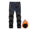 Pantalon d'hiver chaud en polaire pour hommes, randonnée, trekking, pêche, camping, escalade, pantalon d'extérieur épais 201126