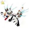 HUIQIBAO 1 set Ninja Dragon Building Blocks Ninja Bricks set Azione KAI JAY ZANE Cole Figure città giocattoli educativi per bambini LJ200928