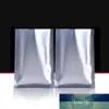 100 Pz Argento Opaco Foglio di Alluminio Cibo Sacchetti di Imballaggio Sottovuoto Tear Notch Open Top Sigillo di Calore Snack Noci Bustine di Tè