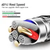 Micro USB Cable High Speed Nylon Braided Cables Charging Type C Sync Data Durable for Universal Cellphones