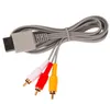 1.8m Audio Video AV Composite 3 RCA Cable for Wii cables