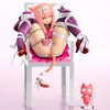 日本のアニメはセクシーな猫の女の子のフィギュアチューカナネコチェアPVCアクションフィギュアアニメセクシーなグリルコレクティブルモデルドールトイT9355162