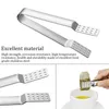 New Metal Spoon Mini Sugar Clip Tea Leaf Strainer Reusable Stainless Steel Tea Bag Tongs Teabag Squeezer Strainer Holder