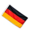 Almanya Alman bayrakları ülke ulusal bayrakları 3'x5'ft 100d polyester canlı renk iki pirinç grommet ile yüksek kalite