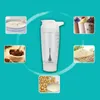 1 pc 600 ml Automação Elétrica Protein Shaker Juicer Garrafa de Água Movimento Automático Café Leite Misturador Inteligente Acessórios de Cozinha Y200330