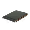 Men Wallet Short Skin Wallets Purses PU Leather Money Clips Sollid Thin For Purses1