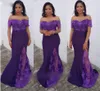 Africano Nigéria sereia vestidos de noite fora do ombro varrer trem lace ilusão corpete longo formal 2021 vestidos de baile plus size