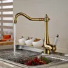 antique brass kitchen sink faucets