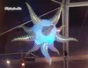 Opknoping Party Star Ballon Gepersonaliseerde LED Opblaasbare Satellite 2 M UFO Model Alien ruimtevaartuig voor concert en clubdecoratie
