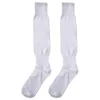 Chaussettes de sport HG-Men's Baseball Hockey Soccer Long High Sock (blanc)
