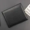 Pratica tasca portamonete Bifold borsa portatile casual classica pelle Pu semplice portafoglio da uomo porta carte regalo Slim285O