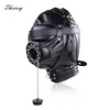 Thierry Sensory Deprivation Hood con bocca aperta Gag bondage giocattoli sessuali per coppie SM gioco per adulti Y2011187778817