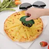 Rodada de pizza de pizza faca de cozimento ferramenta "amor" multi-função peça de aço inoxidável pizza cortador para cozinha GH0073