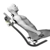 Amerikaanse voorraad SL Type Poelie Gids - Draadloze Lederen-3D Motor-Massage Manipulator-Space Saver Design- Track Sliding Zero Gravity Multifunctionele Massage A19