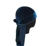 14 Estilo Unisex Veludo Durags Bandana Turban Chapéu Pirata Caps Wigs Doo Durag Biker Headwear Headband Acessórios de cabelo Da652 CLHGA