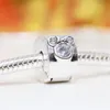 Authentic Pandora 925 Sterling Silver Charm Disny Miky Mini Mouse Clip fit Europe style beads for bracelet making jewelry 790111C01