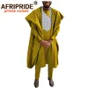 Afrikaanse herenkleding traditionele set voor avond trouwpak Agbada gewaad Dashiki shirts Ankara broek outfits AFRIPRIDE A022 201206547931