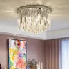 Plafoniere Lampada di illuminazione del corridoio a led moderna in cristallo per soggiorno Cucina Lampada da letto in oro
