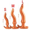 Super lange siliconen anale dildo enorme zachte butt plug erotische volwassen seksspeeltje voor vrouwen mannen anus dilator grote anale plug y201118
