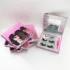 2020 NeuankO -Ankunft Mink falsche Wimpernbuch Buch Custom Packing Magnetic Geschenkboxen Mädchen Wimpern Koffer Paket Make -up Wimpern mit Tweezer3394229