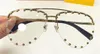 Yeni Moda Erkekler Ve Kadınlar Tasarım Güneş Gözlüğü Z0922U Pilot Çerçevesiz Lens Metal Çerçeve Popüler Avant-Garde Stil UV400 Koruyucu Gözlük