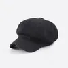 Hot Sale-2020 Autumn Winter England Style Newsboy Cap Elastic Octagonal Hat for Men Women Casual Casquette