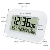 Grande numero LCD Digital Clock Table Desktop Danktop Clock con il calendario per snooze per snooze per umidità termometro a temperatura 201118