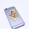 iPhone 7 6s Samsung İçin Cep Telefonları İçin DHL Evrensel cep telefonu tutucu 360 Derece Ayna Kalp Şekli Parmak Yüzük standı braket