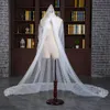 3m Long Wedding Veils Charming Lace Appliques Cathedral Bridal Veil Headpiece Lace Edge Women Hair Accessories Veils With Free Comb AL8230