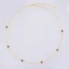 ANDYWEN 925 Sterling Silver Gold Transparent Turquoise Charms 4mm Zircon Chains Choker Necklace 2020 Rock Punk Fine Jewelry Q0531