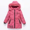 2020 Mädchen Daunenjacke Kinder Winterkleidung Kinder Warme Dicke Mantel Winddichte Jacke für Mädchen Cartoon Parka Winter Oberbekleidung LJ201130