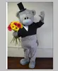 2019 Factory Sprzedaż Hot Wedding Teddy Bear Maskotki Kostiumy na Halloween Canval Party Event