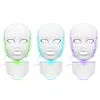 Professional Microcurrent Home Skin Care Devices Anti-aging PDT Acne Treatment LED Photon Facial Neck Care Mask Beauty Device