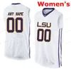 Cousu personnalisé 21 Courtese Cooper 23 Pete Maravich 24 Emmitt Williams 3 Parker Edwards LSU Tigers College Hommes Femmes Jeunesse Jersey3130643