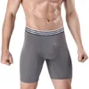 Hoge kwaliteit lange bokser shorts slipje man onderbroek mannen bokser ondergoed natuurlijke melkvezel comfortabel zacht topmerk