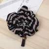 Kobiety Projektant Hairband Plaid Paski Włosy Scrunchies Tassel Włosy Krawaty Kobiety Dziewczyny Ponytail Uchwyt Akcesoria do włosów 10 Kolory