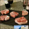 Meat Potry Tools Kitchen Kitchen Dining Bar Home Garden Fast Defrosting Tray Defrost Frozen Food Fish Quickly Without Electricity Microwa