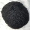 Full Swiss Lace Unit Brasiliansk Virgin Human Hair Replacement 4mm Afro Curl Hairpieces 6mm Afro Waves 8mm Deep Wavy, 10mm, 12mm Stor våg Toupee för män Express Leverans