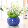 Bonsai de porcelana YeFine de estilo chino con grietas de hielo para plantas suculentas, macetas decorativas para el hogar y el jardín, macetas de cerámica Y200709