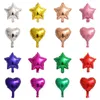 Valentijnsdag ballon 10 inch vijf puntige ster liefde aluminium film ballon bruiloft kamer decoratie hartvormige ballon T9i00985