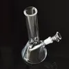 Straight Transparent Thick Glass Bong 10 inch Beaker Percolator Smoking Accessories Hookah Shisha Tobacco Dab Rig Pipes Glass Oil Burner Water Pipe for Smokers