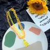 Créatif dessin animé Animal ours pendentif collier couleur bonbon acrylique drôle multi-couche colliers Harajuku Cool fête bijoux