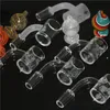 Quartz Banger Nail Verre Carb Cap Recycler Quartz Banger 14mm Mâle pour Tuyaux D'eau bang en verre