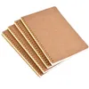 2021 new A5 kraft paper cover notebook dot matrix grid coil this school office, diary notebook
