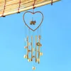 1PC Hart Olifant Dream Catcher Metalen Wind Chime Buis Bel Hanger Huis Yard Tuin Decoratie Opknoping Ornamenten Handicraft191d