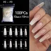 silver tip acrylic nails