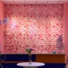 60×40cmの花の壁のシルクローズの甲殻類の壁暗号化花の背景造花創造的な結婚式の段階